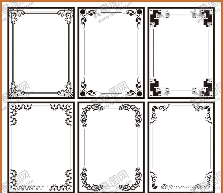 编号：31928009152058405162【酷图网】源文件下载-贵宾卡边框VIP边框镂空花