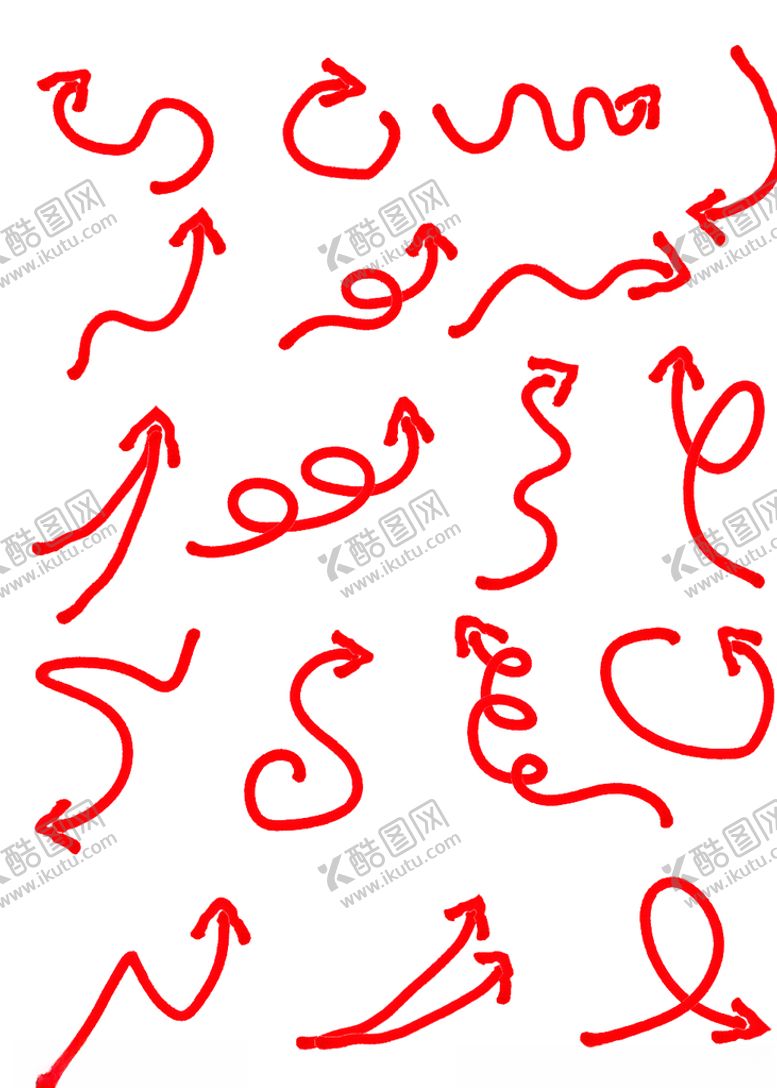 编号：95574807070800282239【酷图网】源文件下载-手绘简约箭头