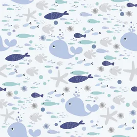 动植物无缝花纹