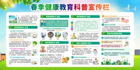 春季健康教育宣传栏