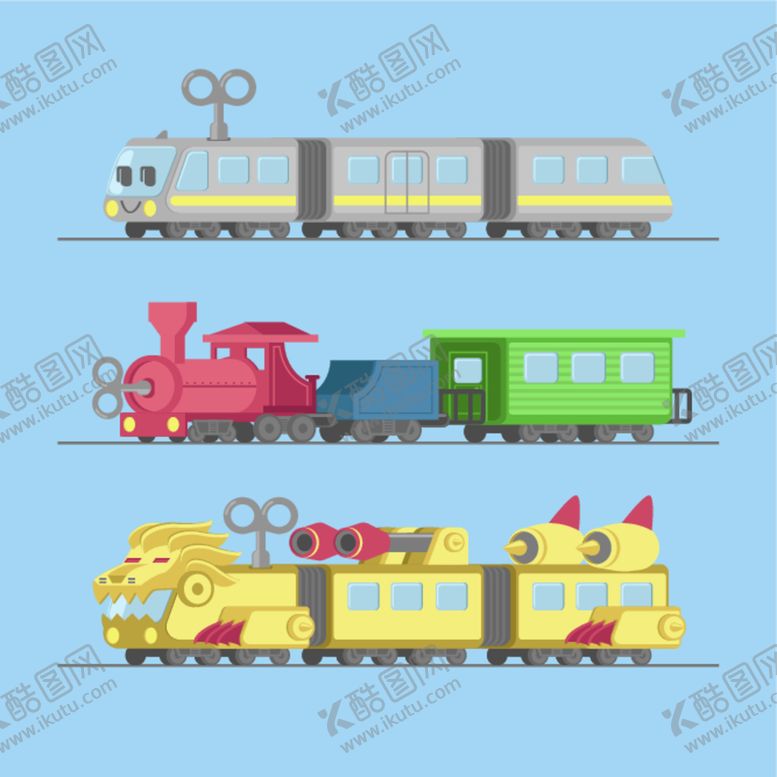 编号：47325712150435166363【酷图网】源文件下载-玩具火车