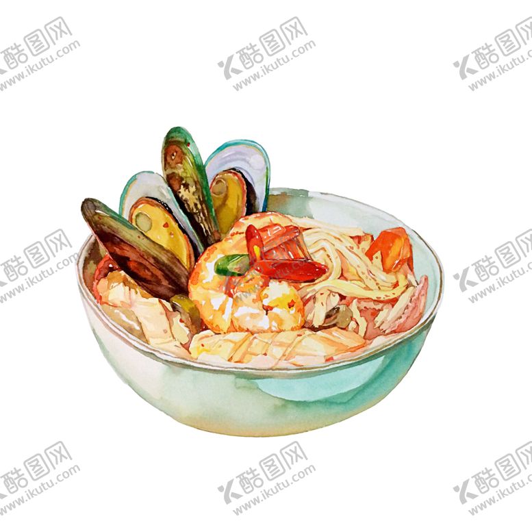 编号：27701107051905205877【酷图网】源文件下载-海鲜面