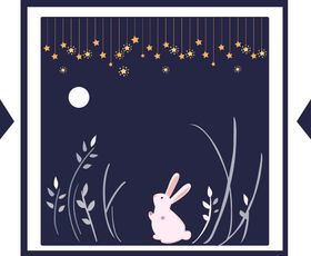 悬挂星星兔子