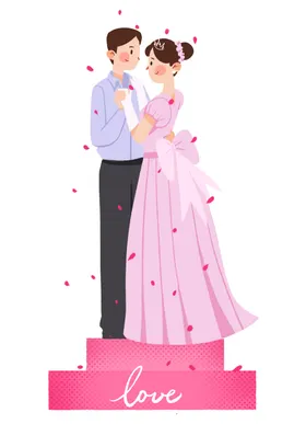 情侣结婚照夫妻照婚礼