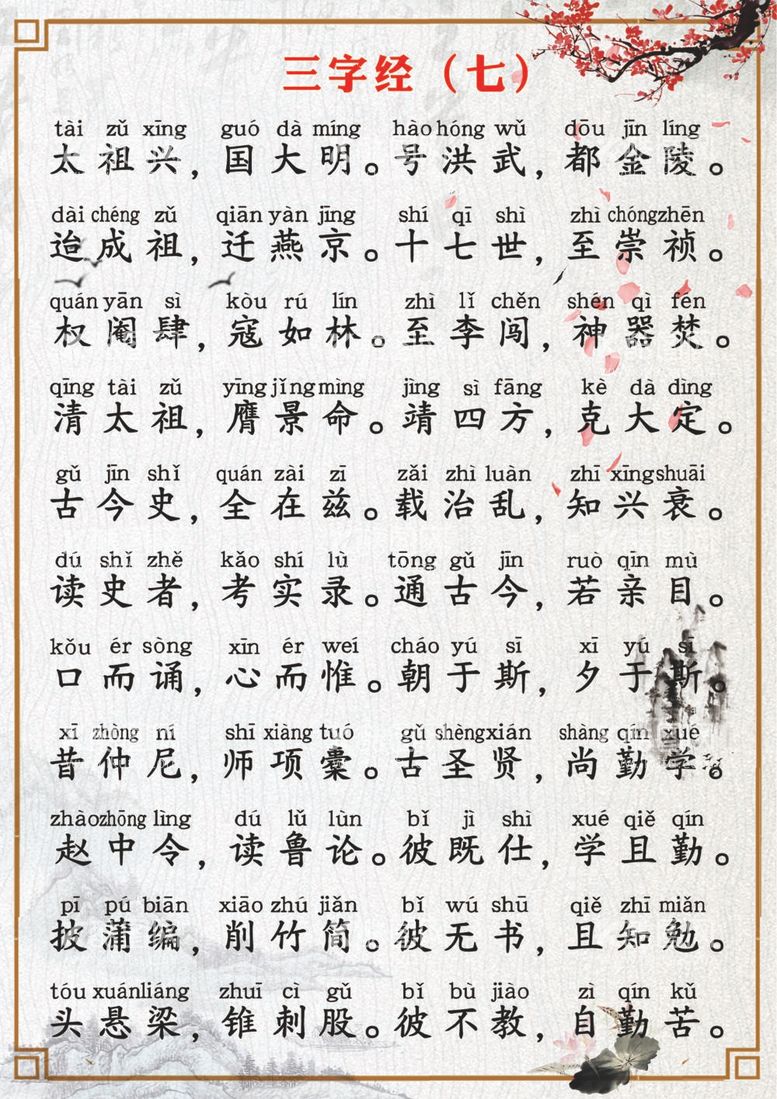 编号：41590212031035446968【酷图网】源文件下载-三字经国学