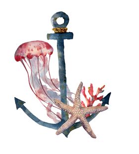 海洋主题插画图案