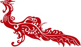 凤凰古代凤复古龙凤图腾