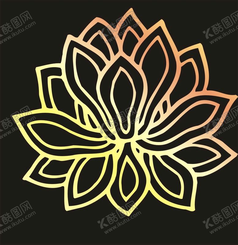 编号：32165301310020145157【酷图网】源文件下载-莲花花纹底纹