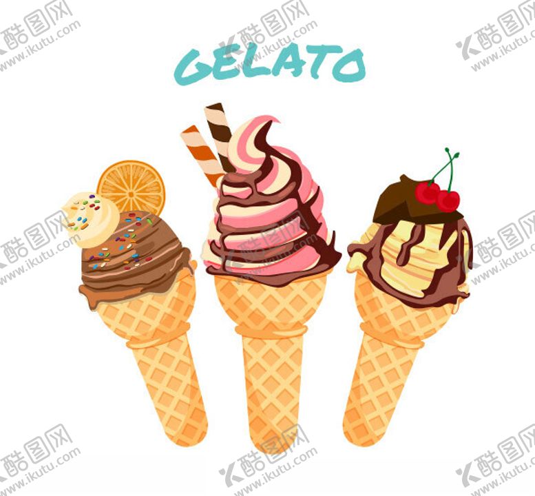 编号：18900602171237078019【酷图网】源文件下载-冰淇淋海报