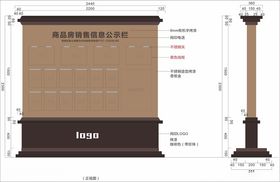 地产信息展示公示栏