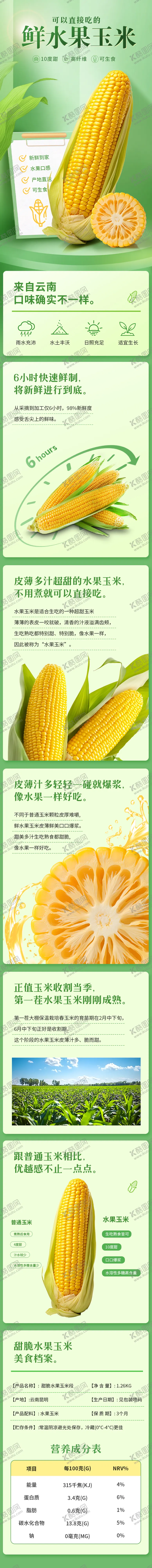 编号：81538509081739036223【酷图网】源文件下载-水果玉米农副产品详情页