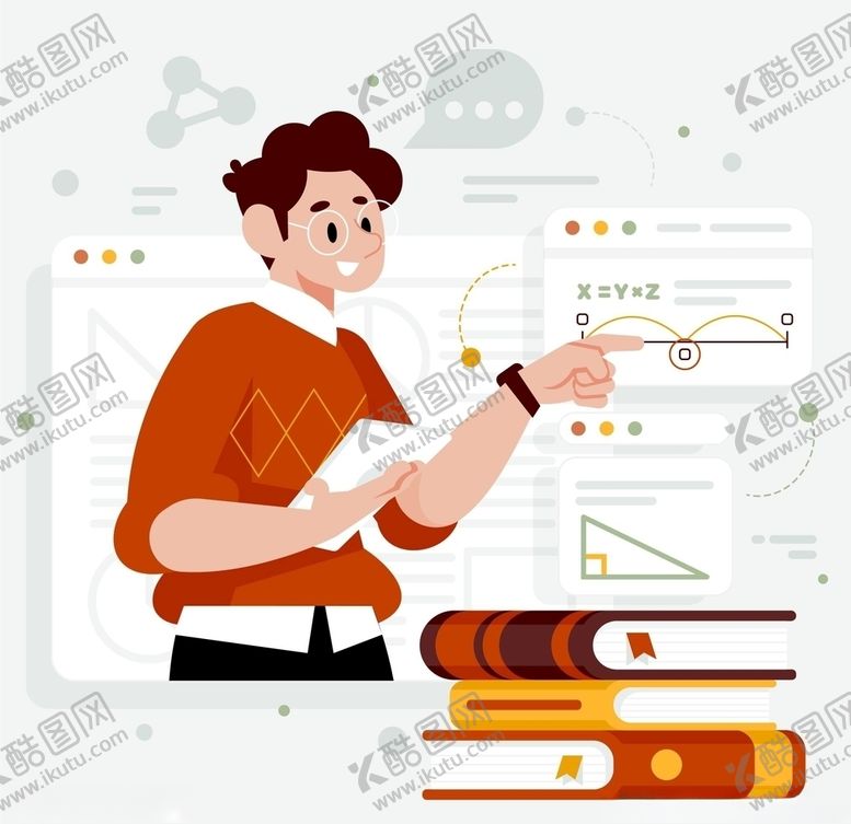 编号：31132804270013306948【酷图网】源文件下载-人物插图扁平办公矢量