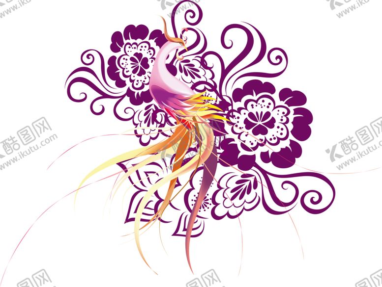 编号：65061209200326226548【酷图网】源文件下载-国潮凤凰插画