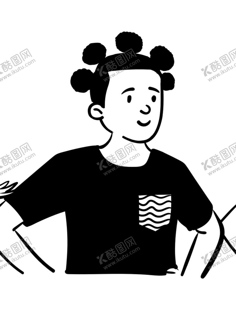 编号：99847312300625324522【酷图网】源文件下载-叉腰男子