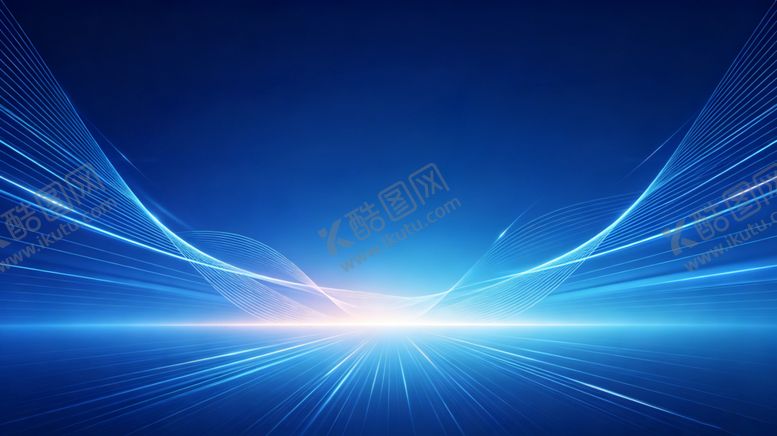 编号：72731005241719523895【酷图网】源文件下载-蓝色炫光科技背景图
