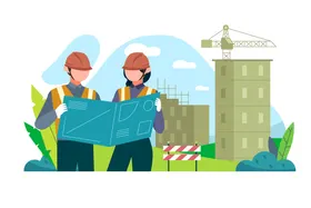工人程施建筑施职业建筑地