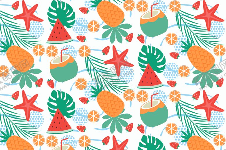 编号：14710209290238161418【酷图网】源文件下载-水果图案