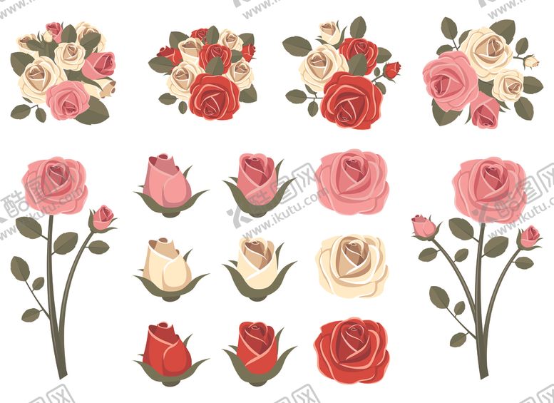 编号：34062204050307019920【酷图网】源文件下载-玫瑰花素材