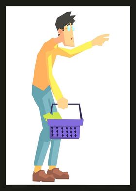 手绘男人男孩动画卡通动画卡通
