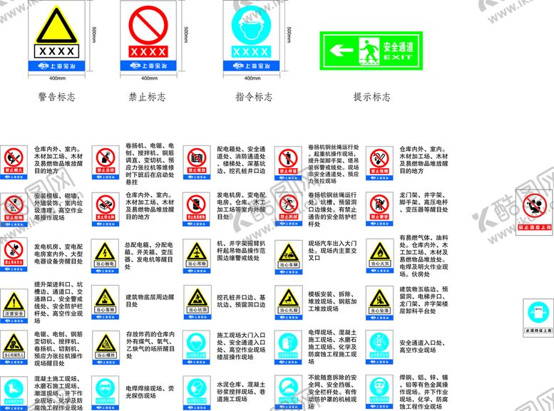 编号：02183509151706110829【酷图网】源文件下载-警示标志