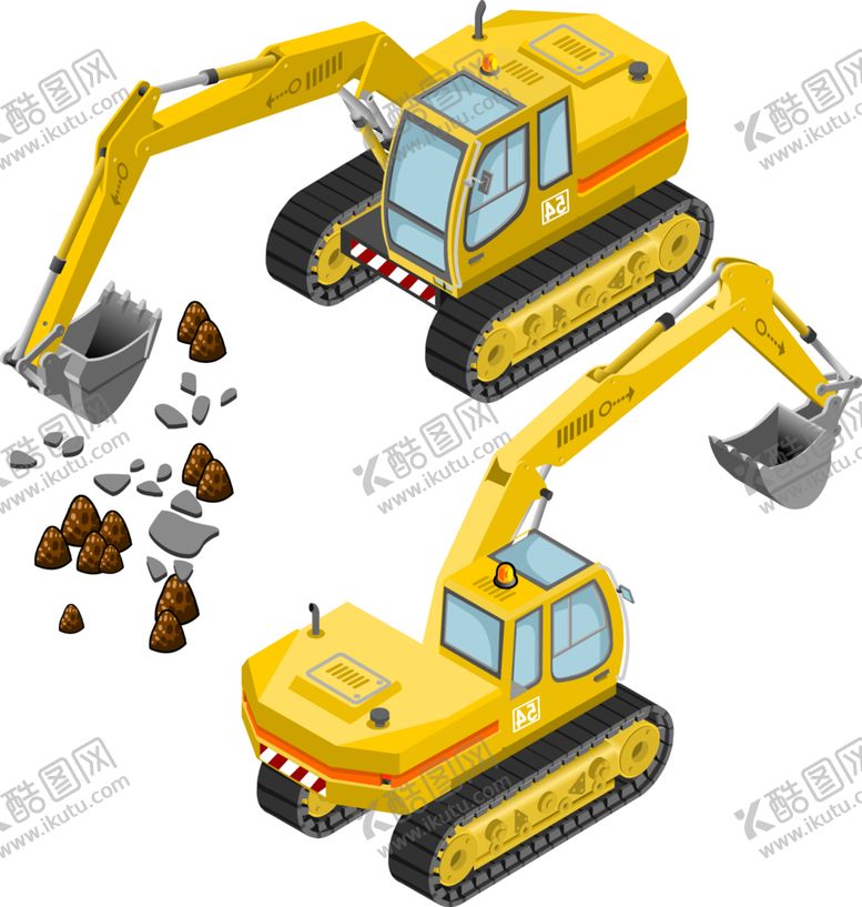 编号：72562606181423212221【酷图网】源文件下载-挖掘机