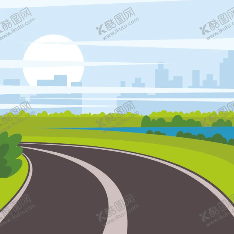编号：94601212130936575009【酷图网】源文件下载-郊区公路