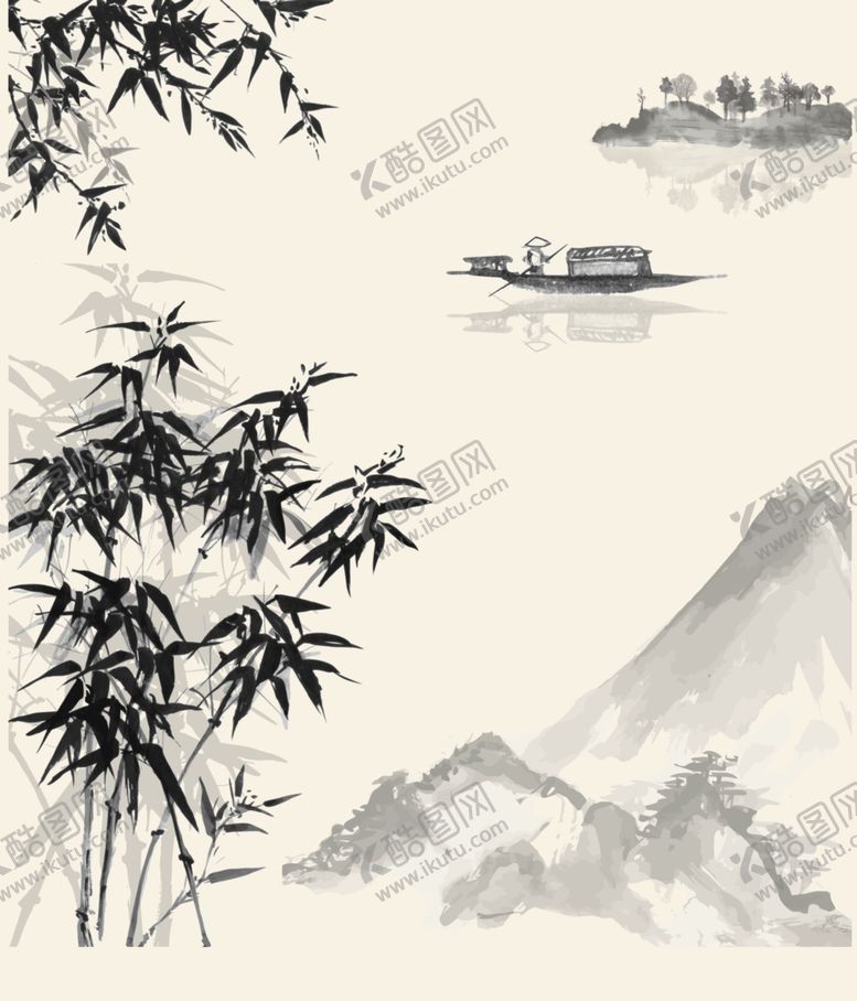编号：21766310181458063392【酷图网】源文件下载-水墨画