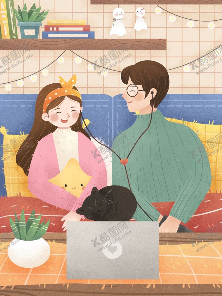 编号：62400704170744416335【酷图网】源文件下载-创意卡通插画图案