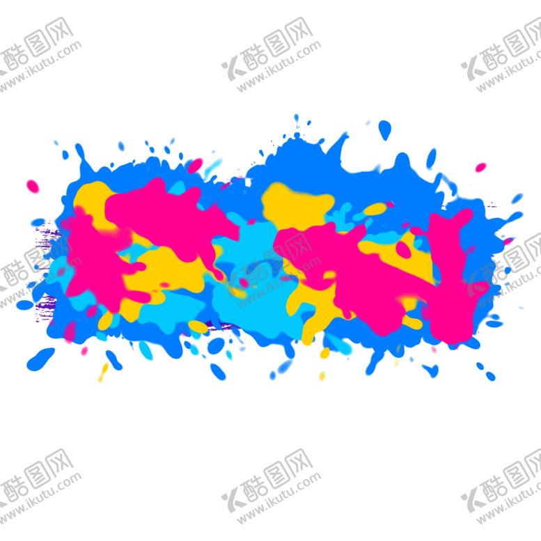 编号：90449209210453064938【酷图网】源文件下载-彩色墨迹