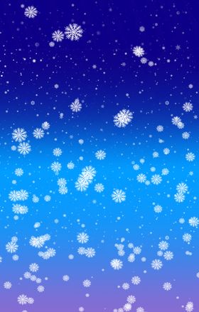 梦幻蓝色渐变雪花背景元素大合集
