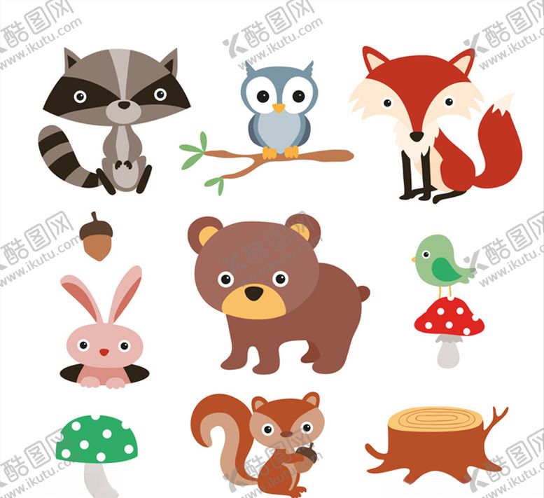 编号：17970009260227144113【酷图网】源文件下载-矢量动物