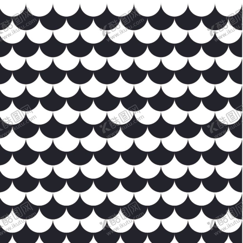 编号：63321010060558294469【酷图网】源文件下载-黑白简约花纹图案设计