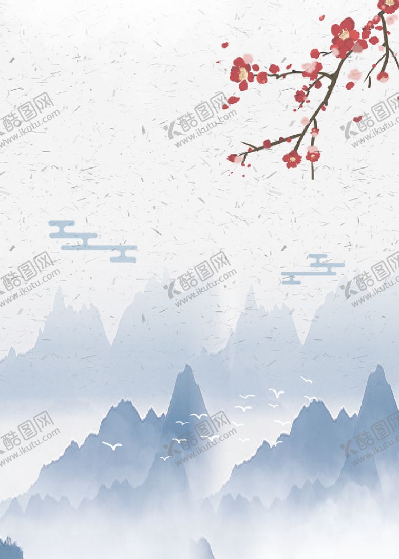 编号：80596607032313172019【酷图网】源文件下载-古风背景古风底纹山水画