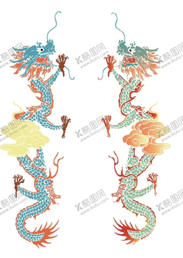 编号：67893509161945288104【酷图网】源文件下载-彩色龙