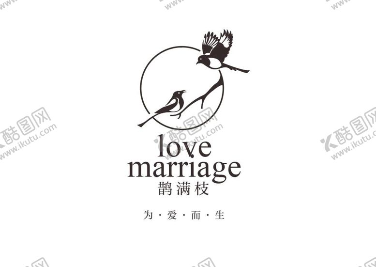 编号：01286509161632489162【酷图网】源文件下载-喜鹊满枝头logo Icon