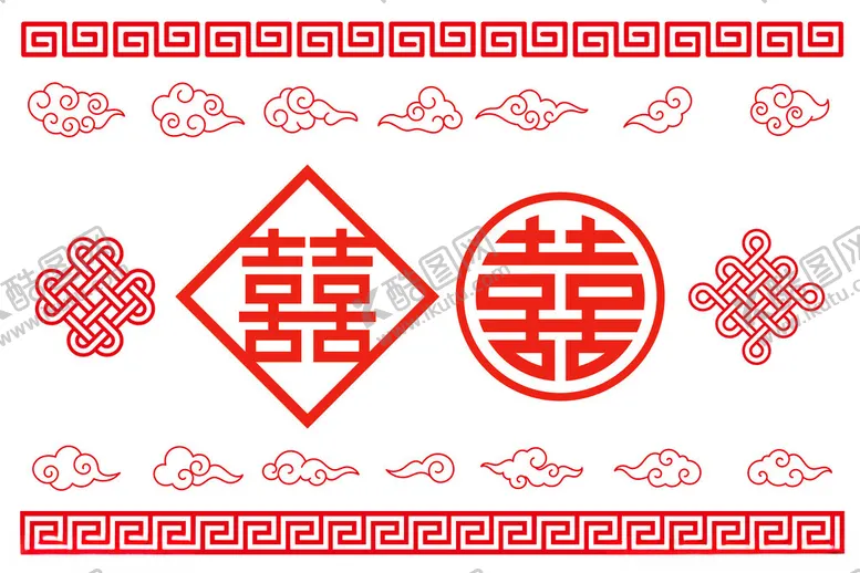 编号：37917702221706149512【酷图网】源文件下载-喜字
