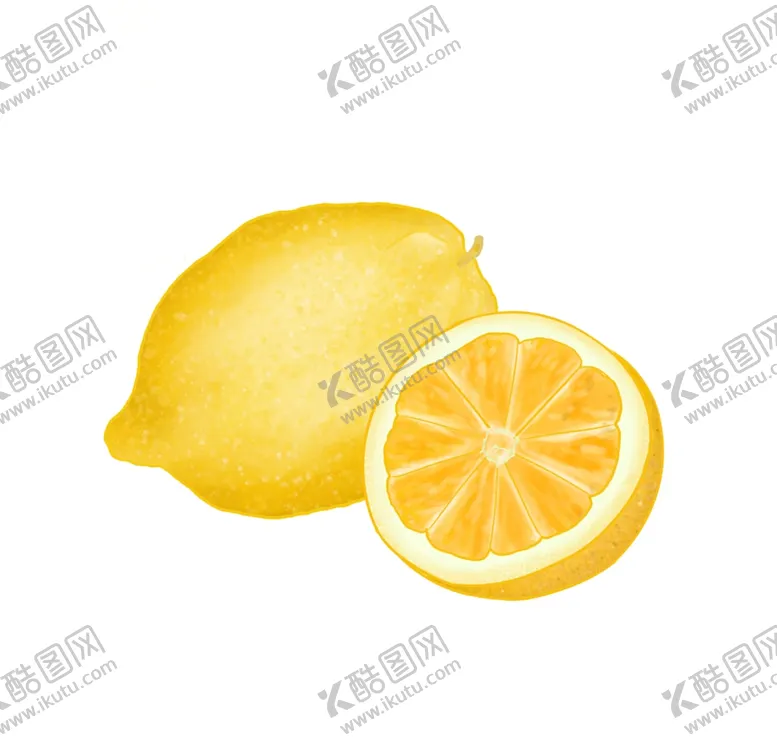 编号：16515002210421578487【酷图网】源文件下载-手绘柠檬插画