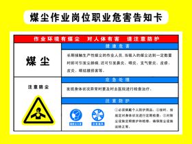 职业危害告知卡