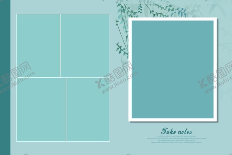 编号：24476110260649037224【酷图网】源文件下载-相册边框设计模板