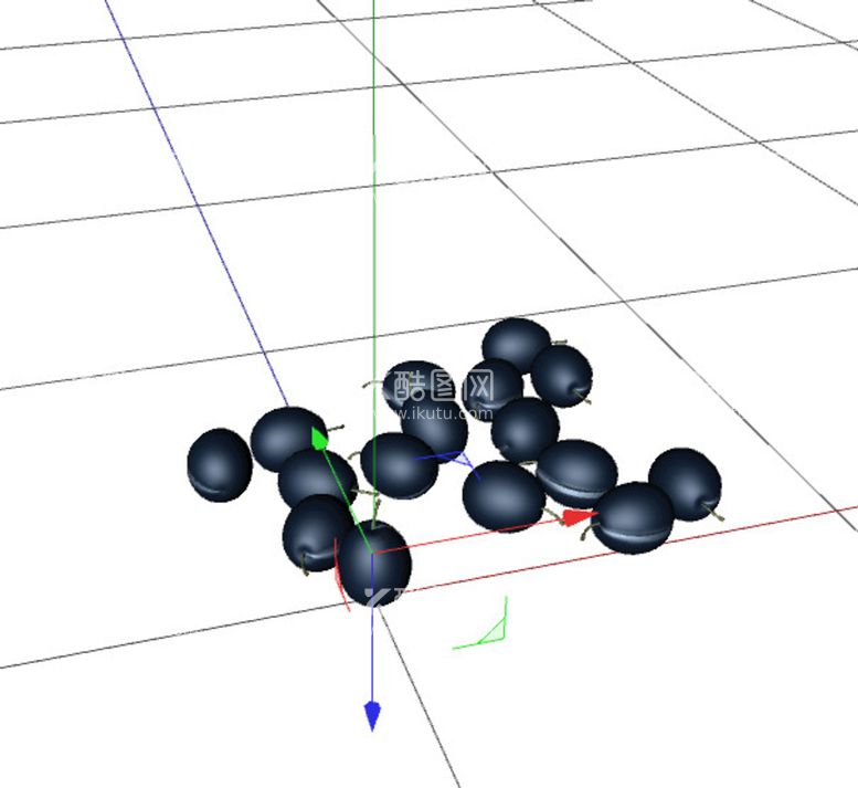 编号：46827411122055311148【酷图网】源文件下载-C4D模型葡萄