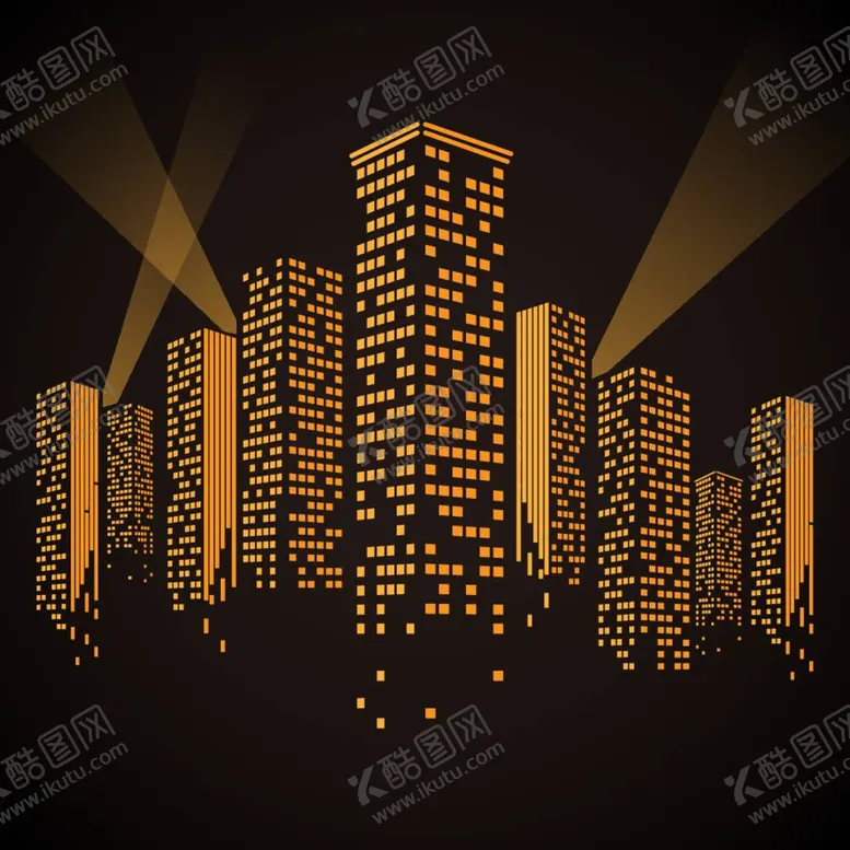 编号：40378610091854204952【酷图网】源文件下载-城市剪影