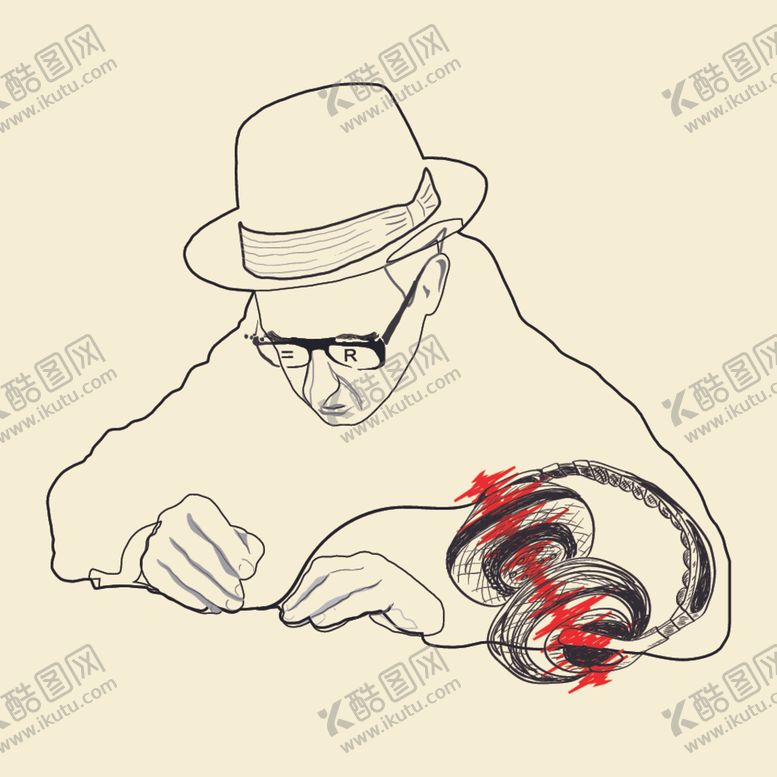 编号：84774207121807083826【酷图网】源文件下载-大牌耳机插画矢量歌曲