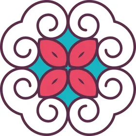 复古花纹图案