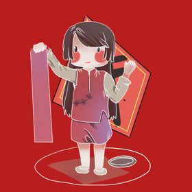 新春新年人物娃娃娃娃