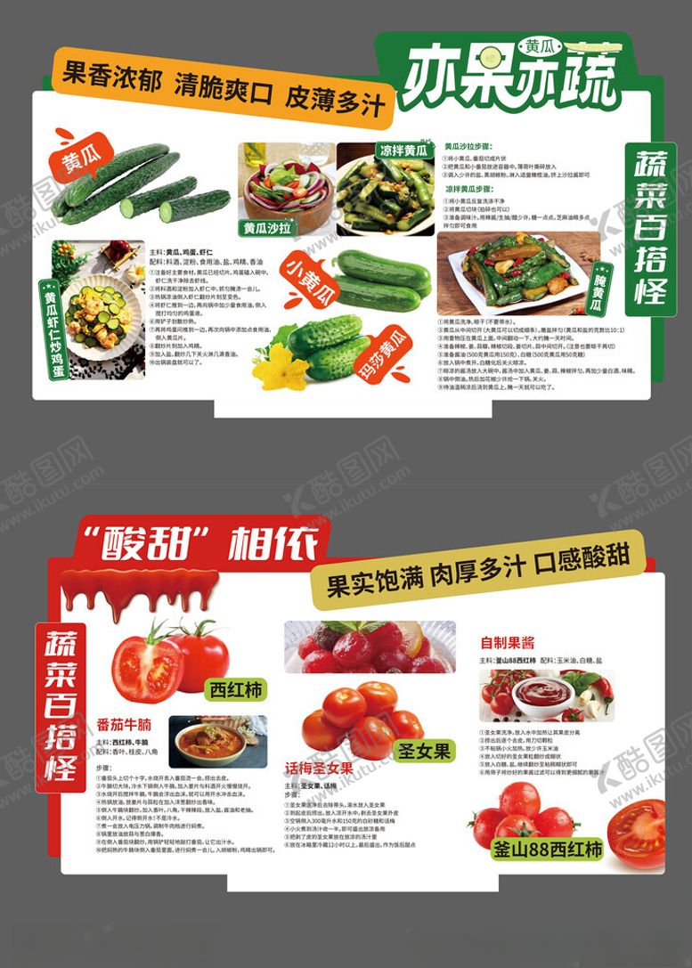 编号：79662702282353356464【酷图网】源文件下载-西红柿黄瓜超市异形牌
