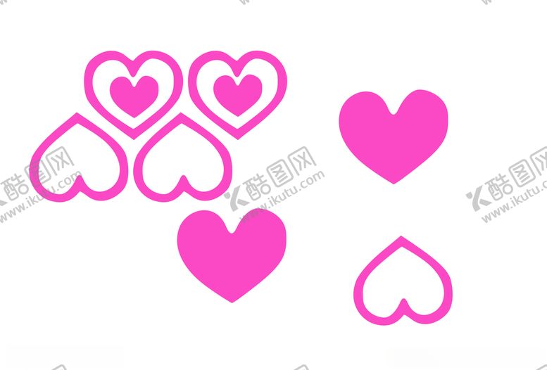 编号：43969509280642117828【酷图网】源文件下载-心心相印