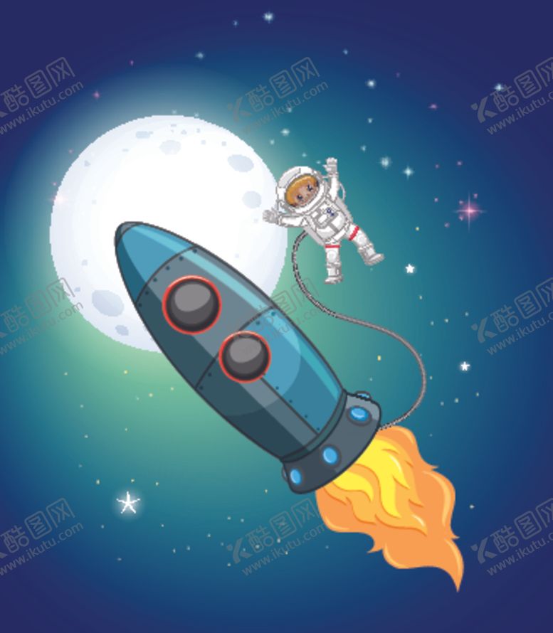 编号：97680802070303116961【酷图网】源文件下载-卡通宇宙太空图片