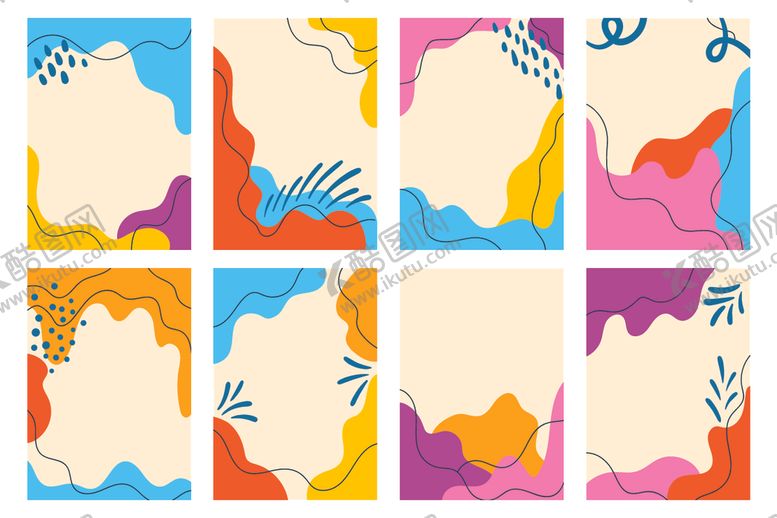 编号：20223710060514409859【酷图网】源文件下载-几何抽象图案