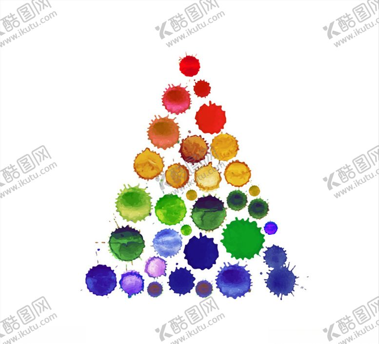 编号：20781309271302453720【酷图网】源文件下载-彩色水墨墨点