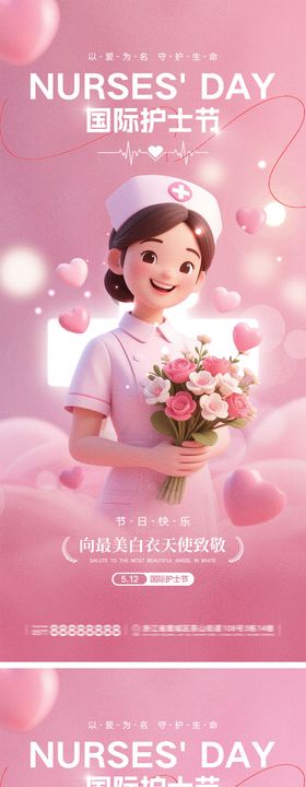 512国际护士节宣传海报